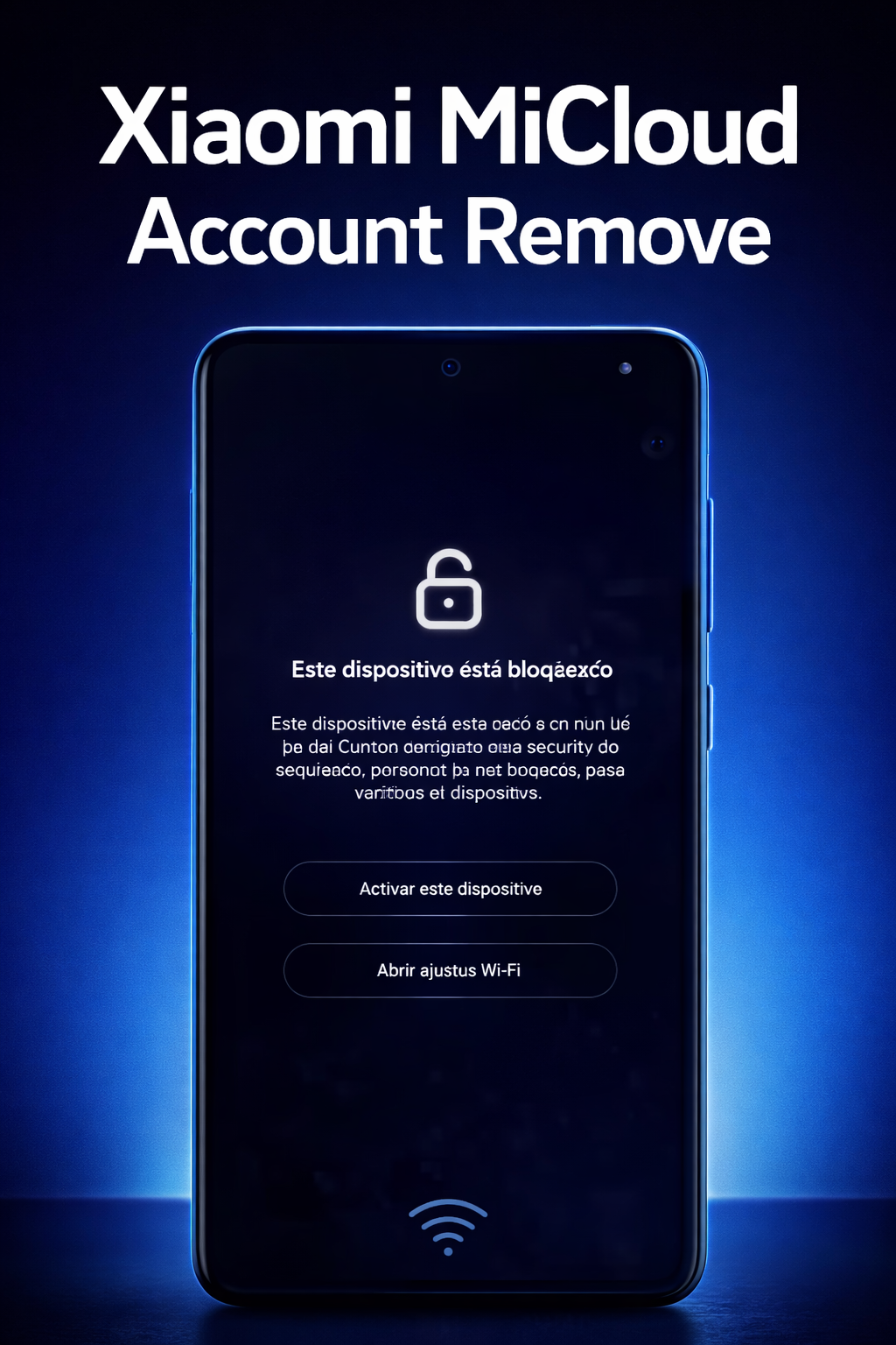 Remoção de conta Xiaomi MiCloud (Mundial) Limpeza 100% garantida (Fonte direta) Serviço rápido