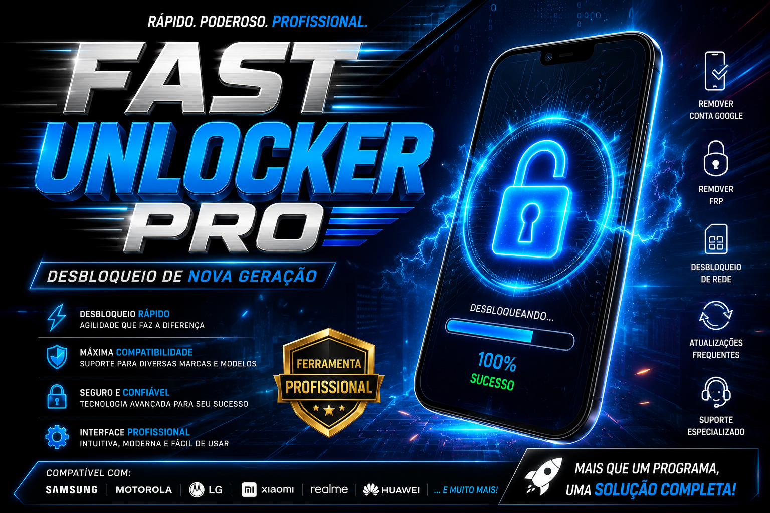 FAST UNLOCKER PRO - Buy Credit - NOVO EXISTENTE