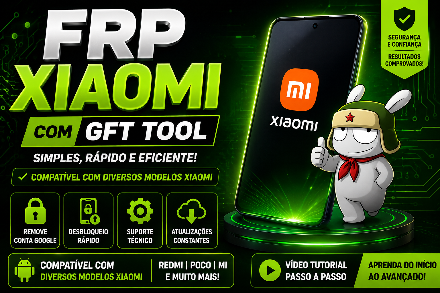 GFT TOOL  Credits XIAOMI FRP -- USUARIO EXISTENTE - 4 CREDITO CADA FRP - SERVIDOR MAIS BARATO DO MERCADO