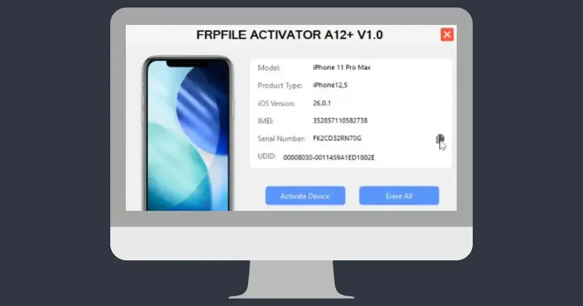 FRPFILE Premium Tool - Bypass/Disable Baseband/MDM   API Automático