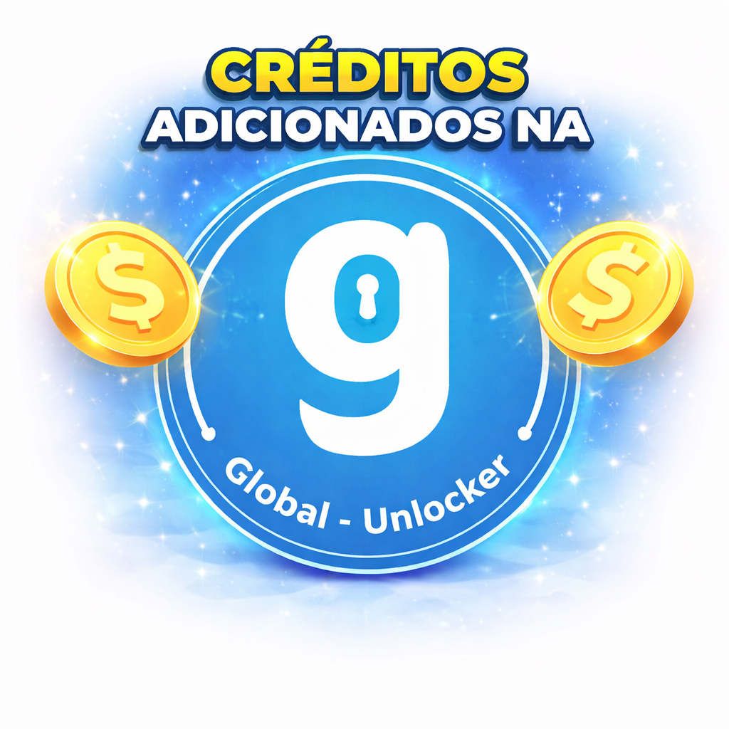 🔥 PROMOÇÃO 💎 Global Unlocker Creditos Novo Usuario ✔️